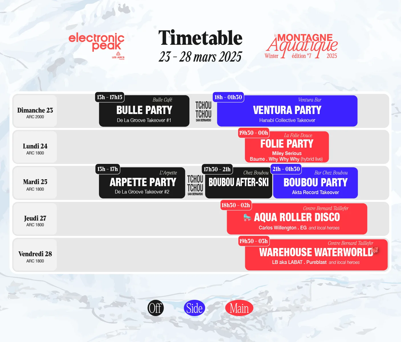 Programme Electronic Peak Festival 2025
